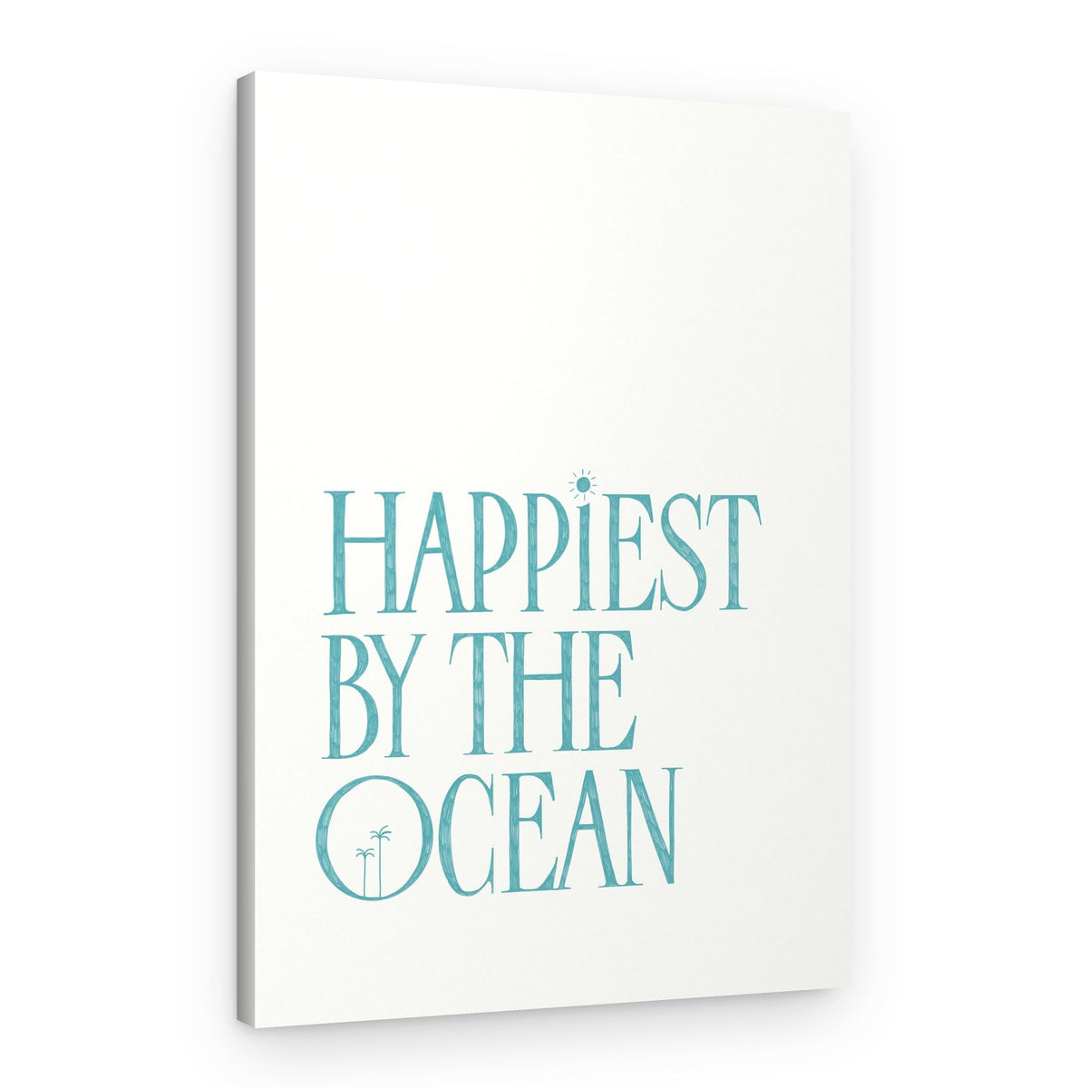 Happiest By The Ocean – Canvas Print