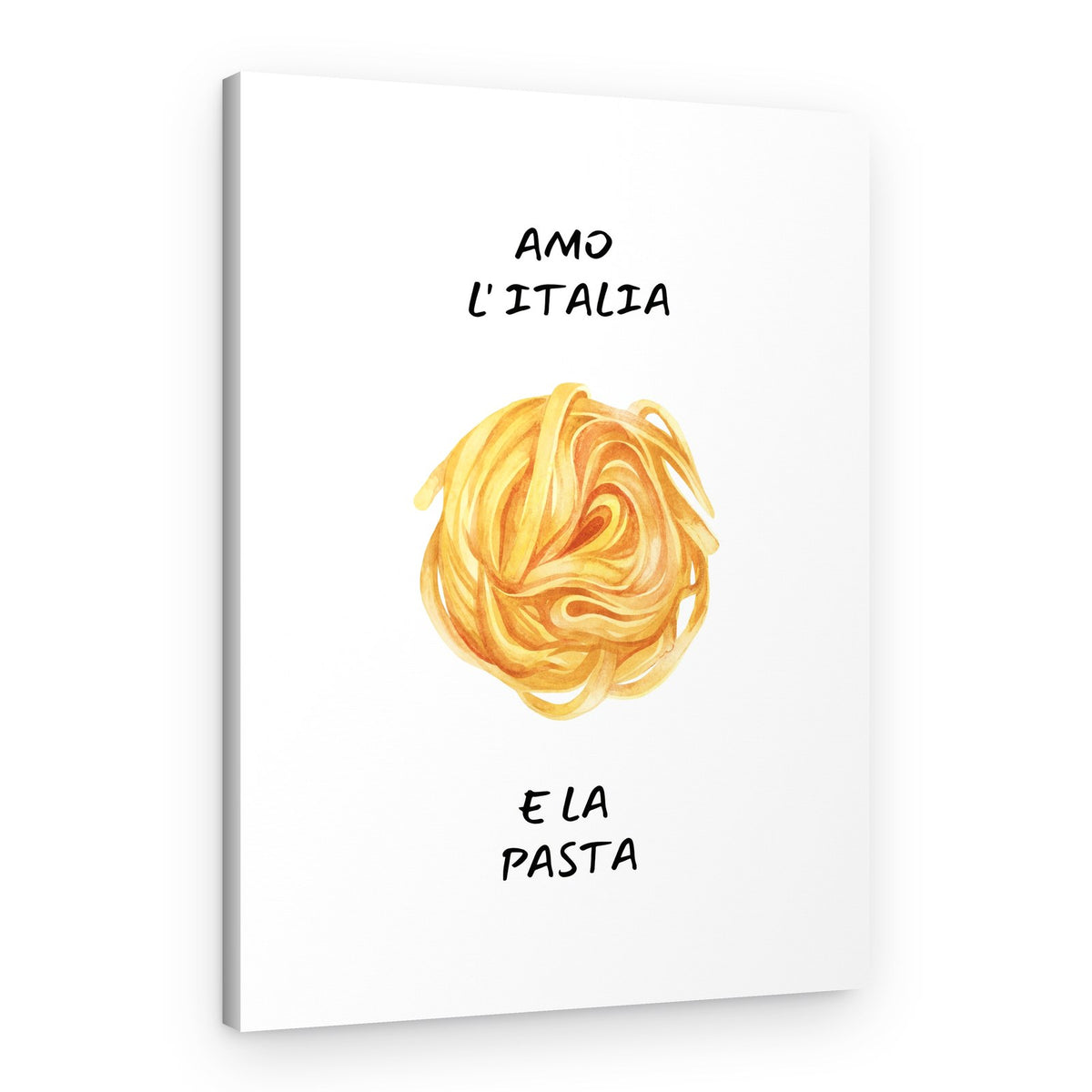 Love Italy Pasta – Canvas Print