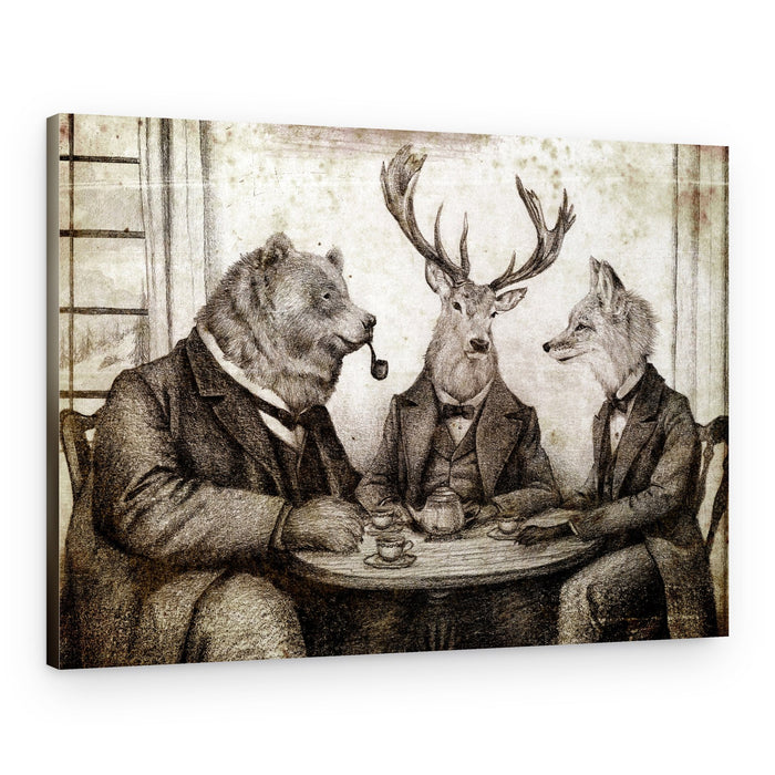Woodland Gentlemen – Canvas Print