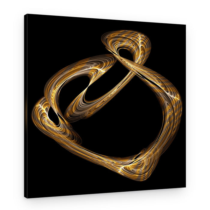 Golden Flowing Light – Canvas Print