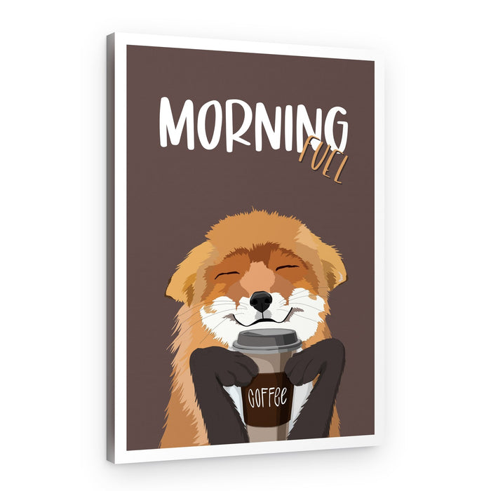 Happy Morning Coffee – Canvas Print