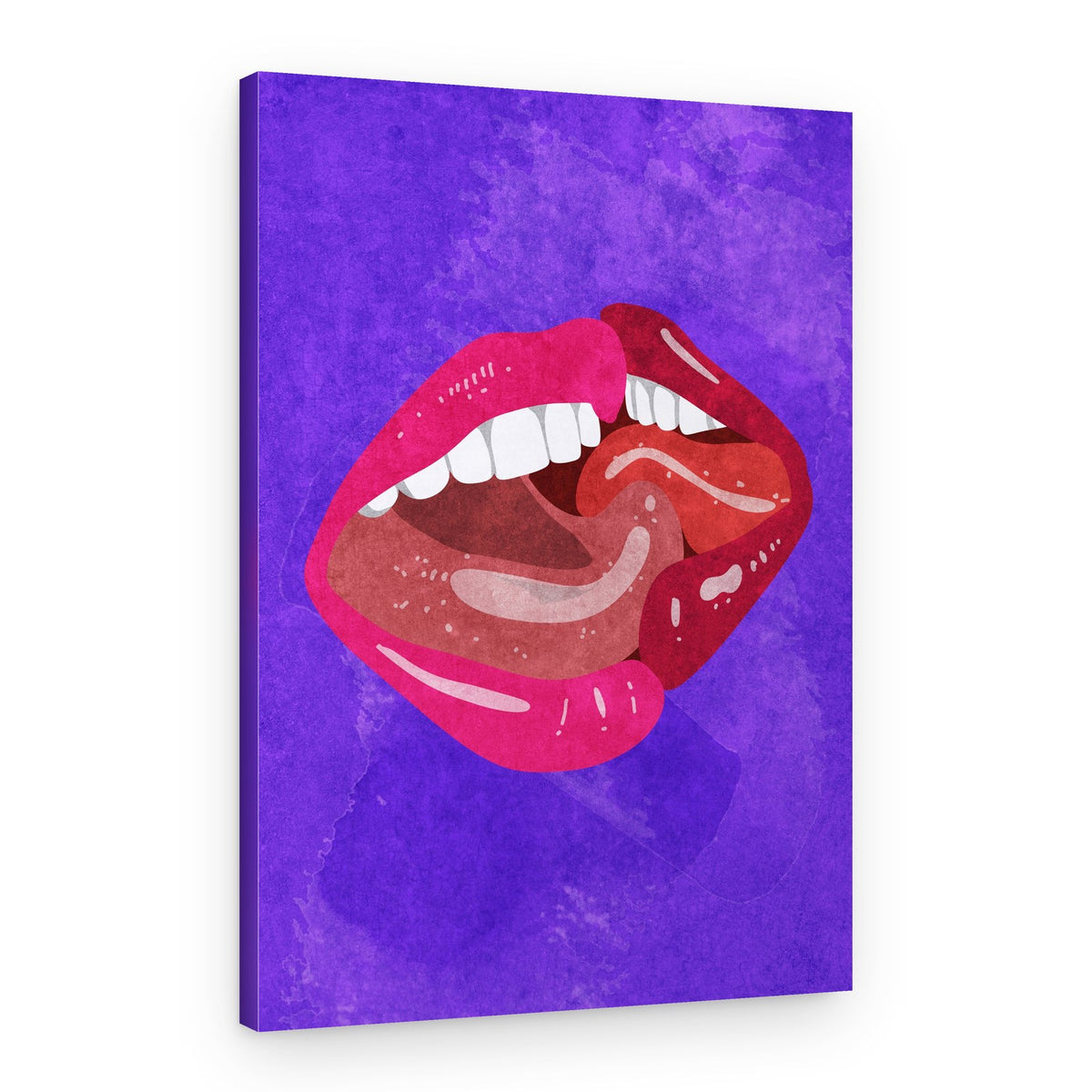 Kissing – Canvas Print