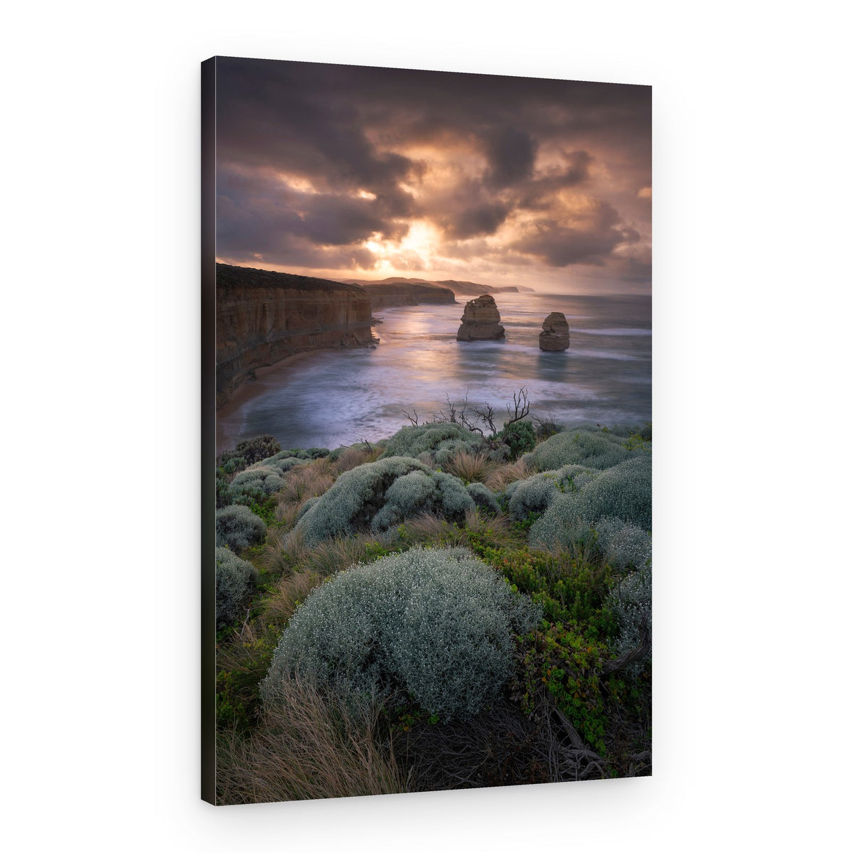 Twilight Sea Stacks – Canvas Print