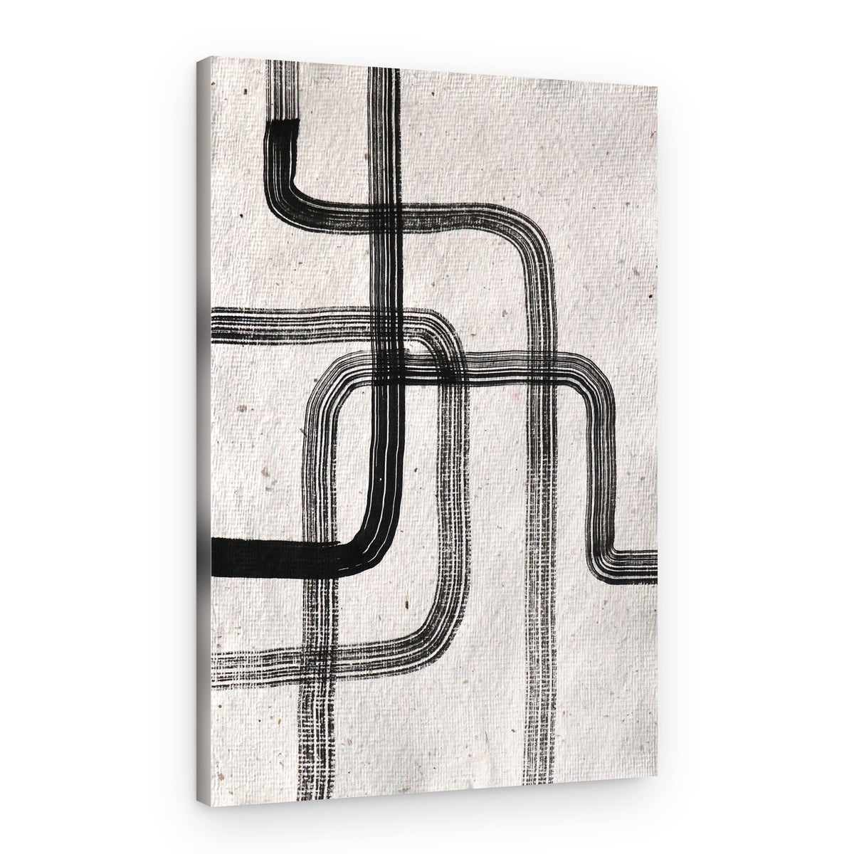 Flowing Abstract Lines – Canvas Print