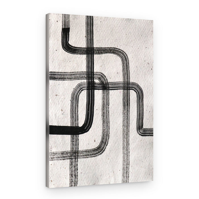 Flowing Abstract Lines – Canvas Print