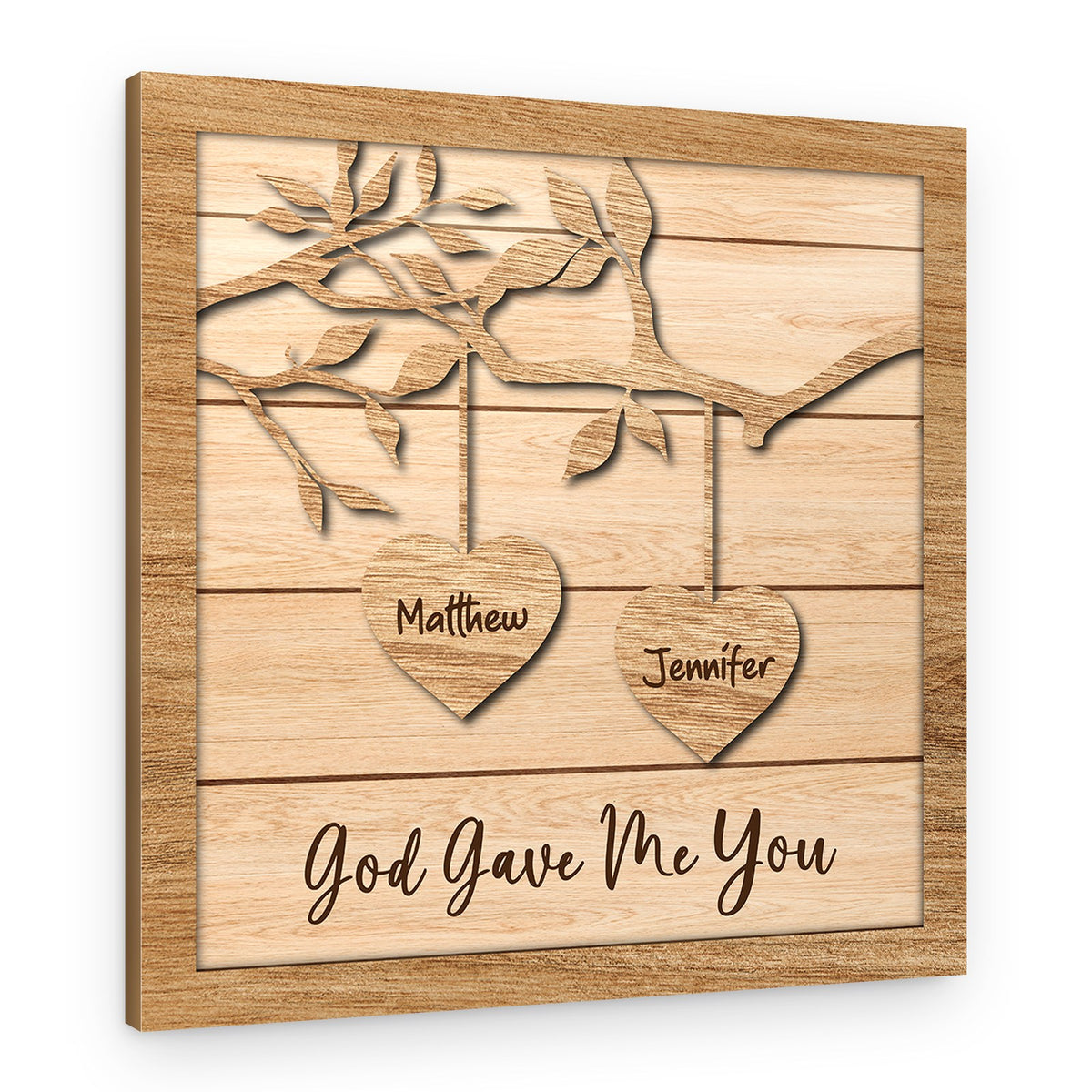 God Gave Me You Canvas Print – Canvas Print