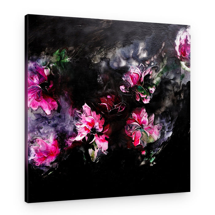 Moody Floral Abstract – Canvas Print