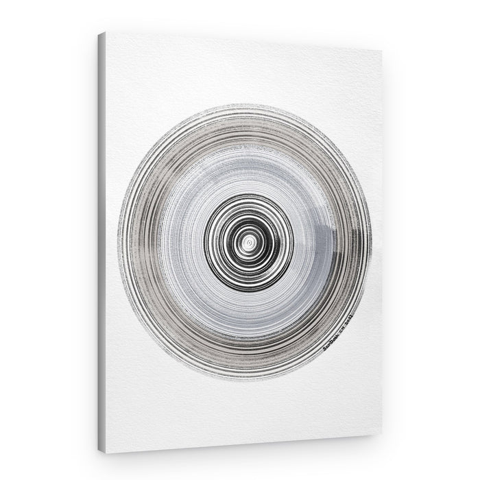 Concentric Ripple Circles – Canvas Print