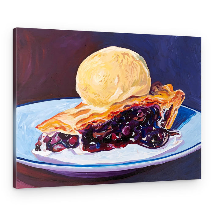 Berry Pie and Ice Cream – Canvas Print