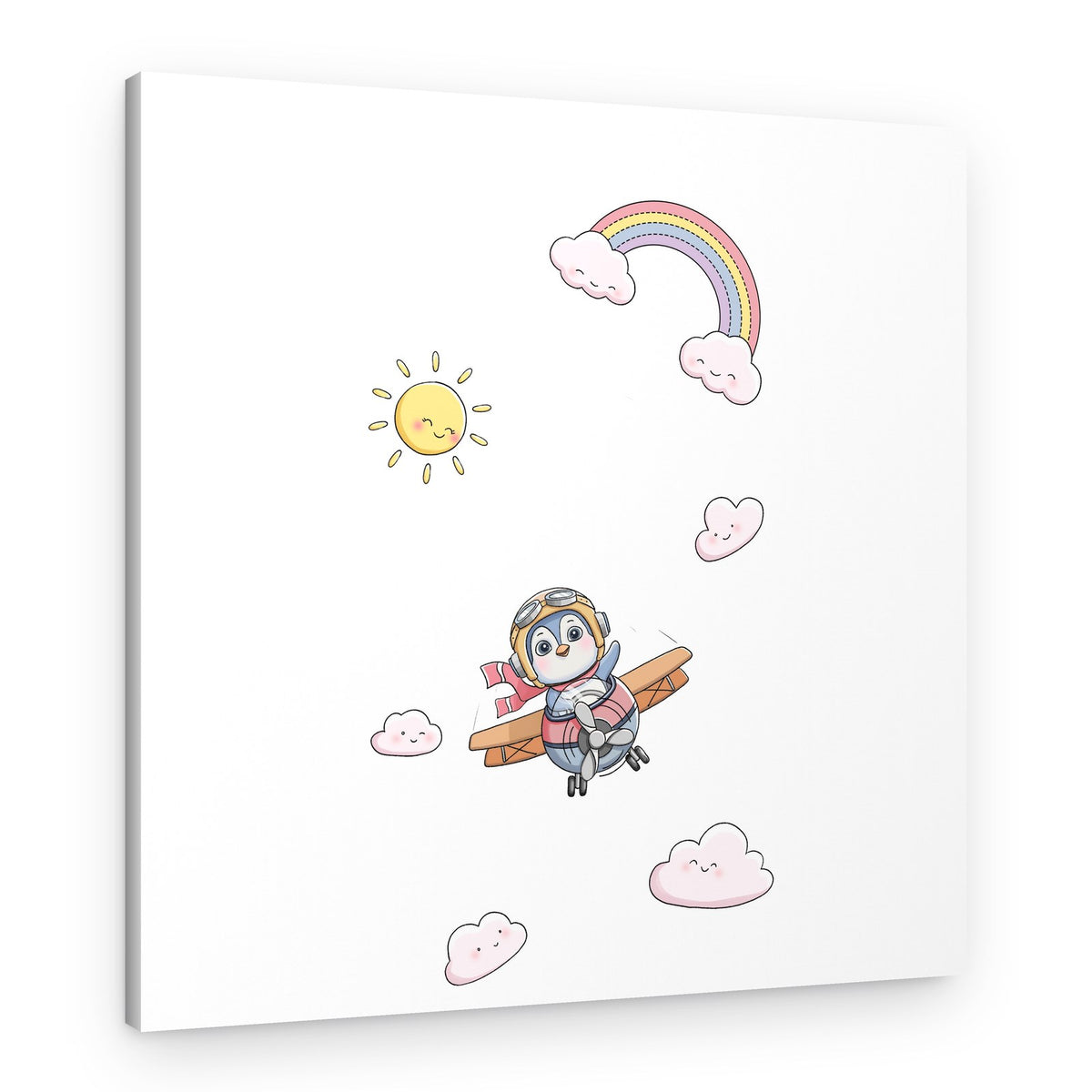Penguin Pilot – Canvas Print