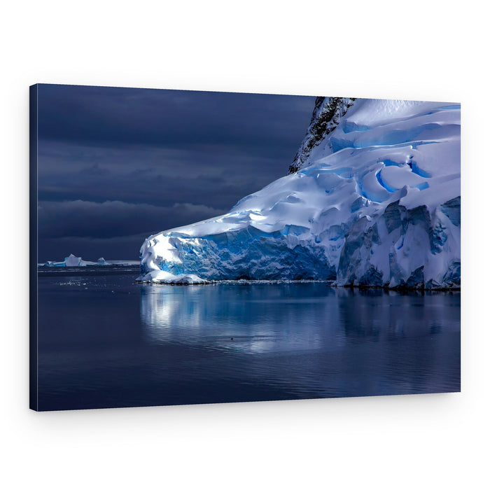 Antarctic Glacier Reflection – Canvas Print
