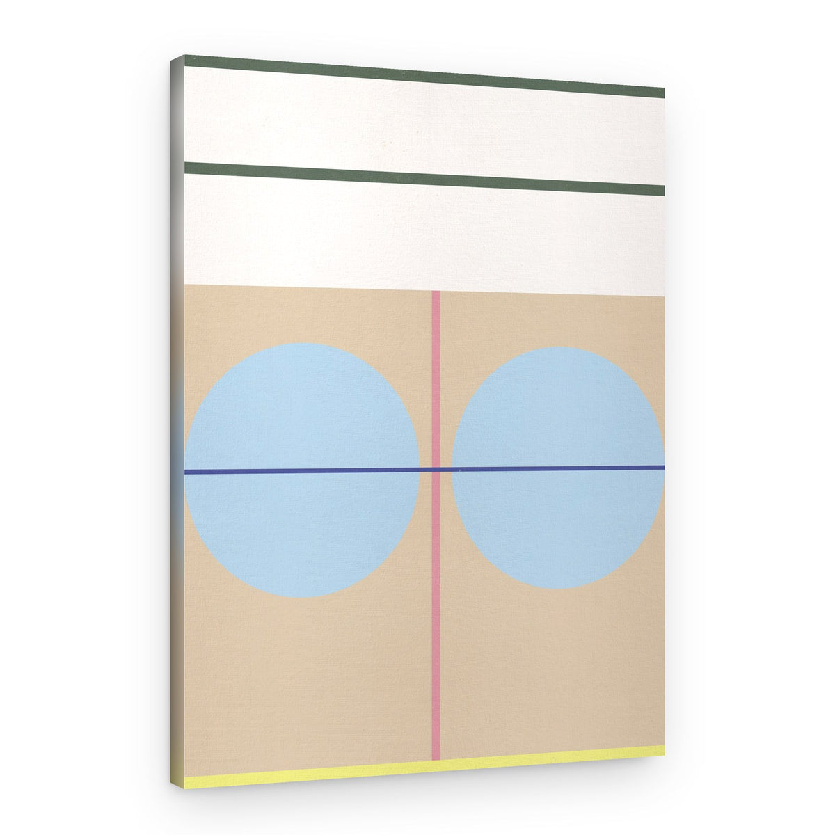 Geometric Circles Harmony – Canvas Print
