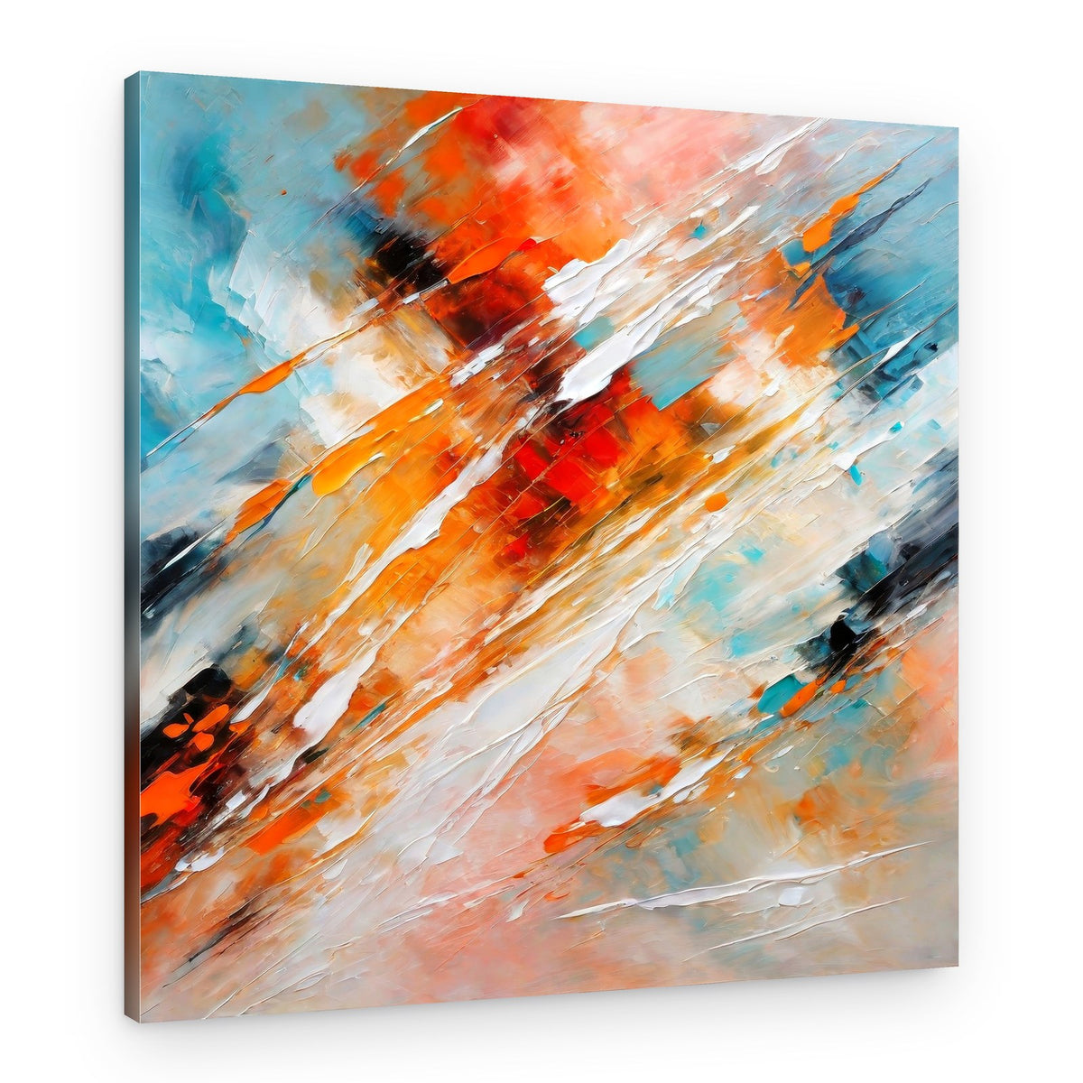 Energetic Modern Abstract – Canvas Print