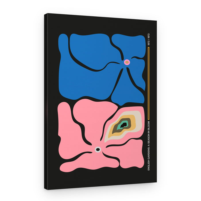 Abstract Garden Blooms – Canvas Print