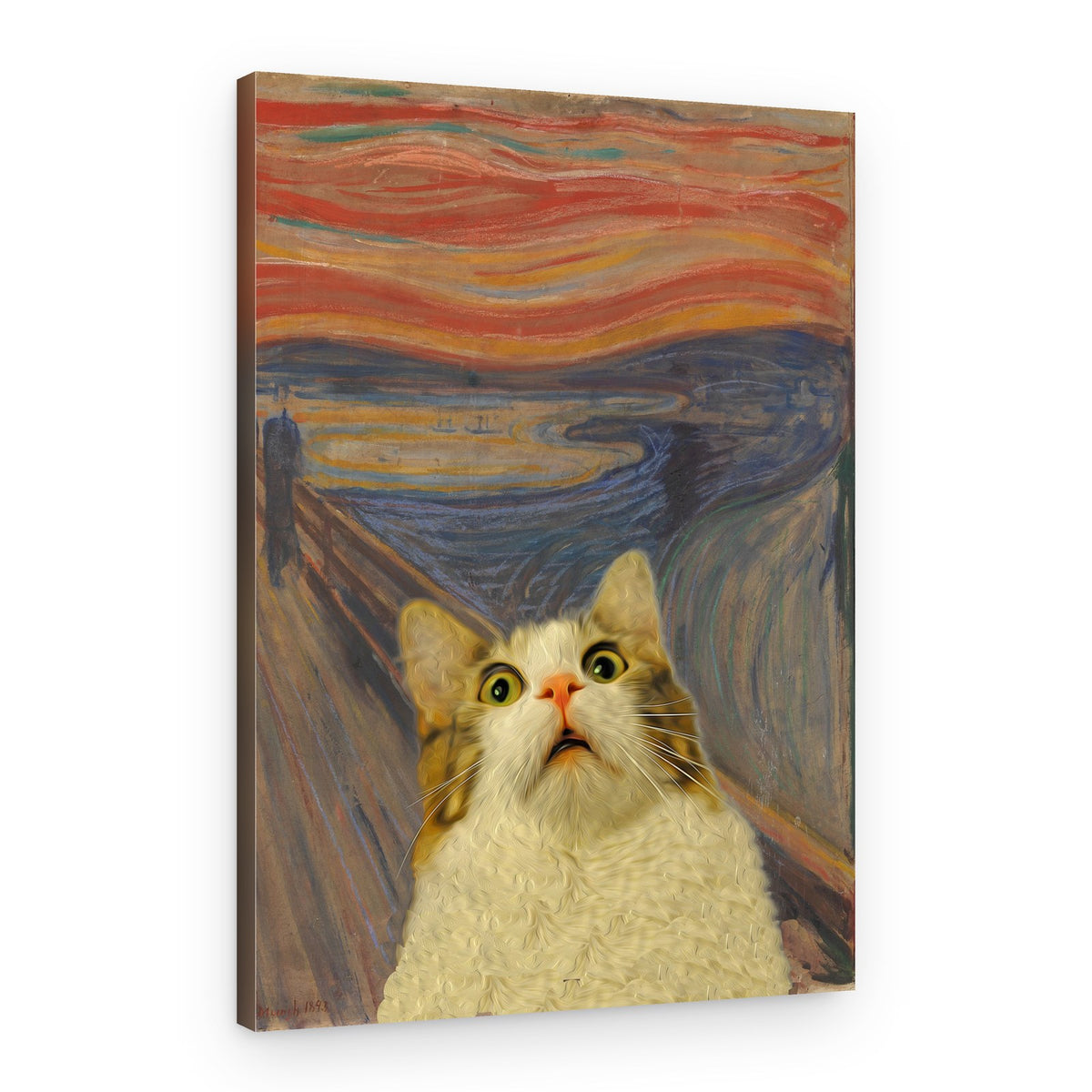 The Screaming Cat – Canvas Print