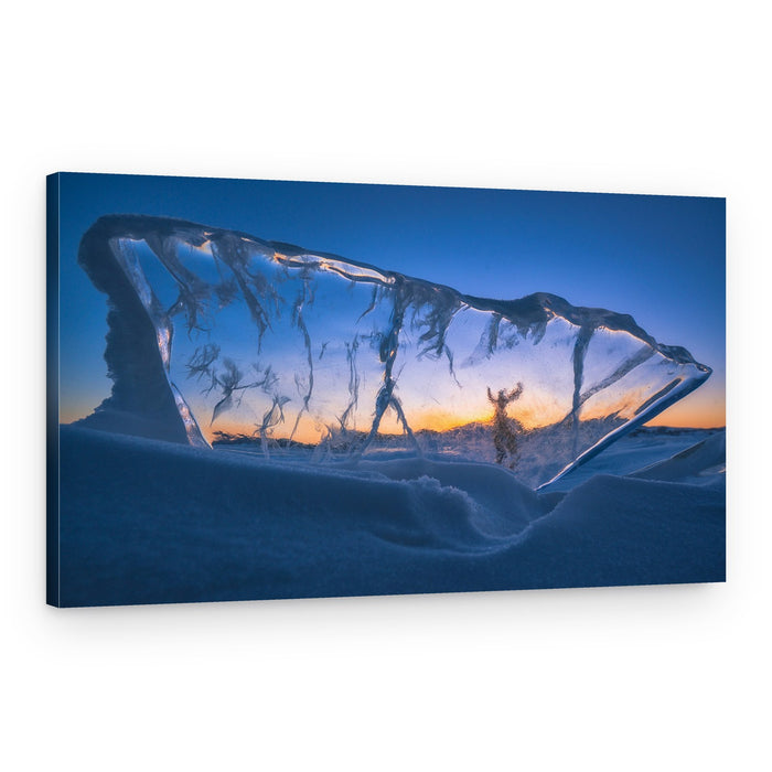Frozen Horizon Joy – Canvas Print