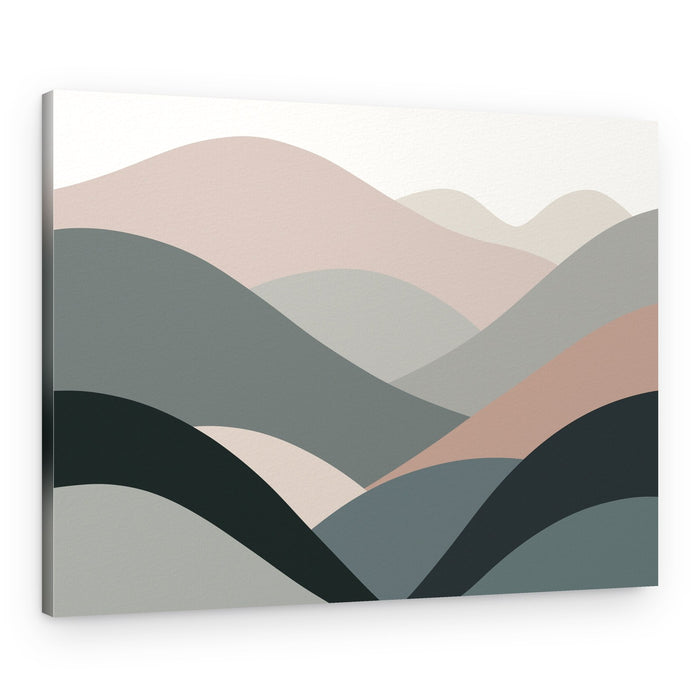 Muted Landscape Layers – Canvas Print