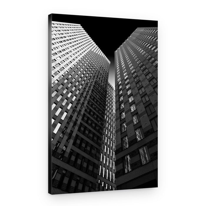Urban Tower Geometry – Canvas Print