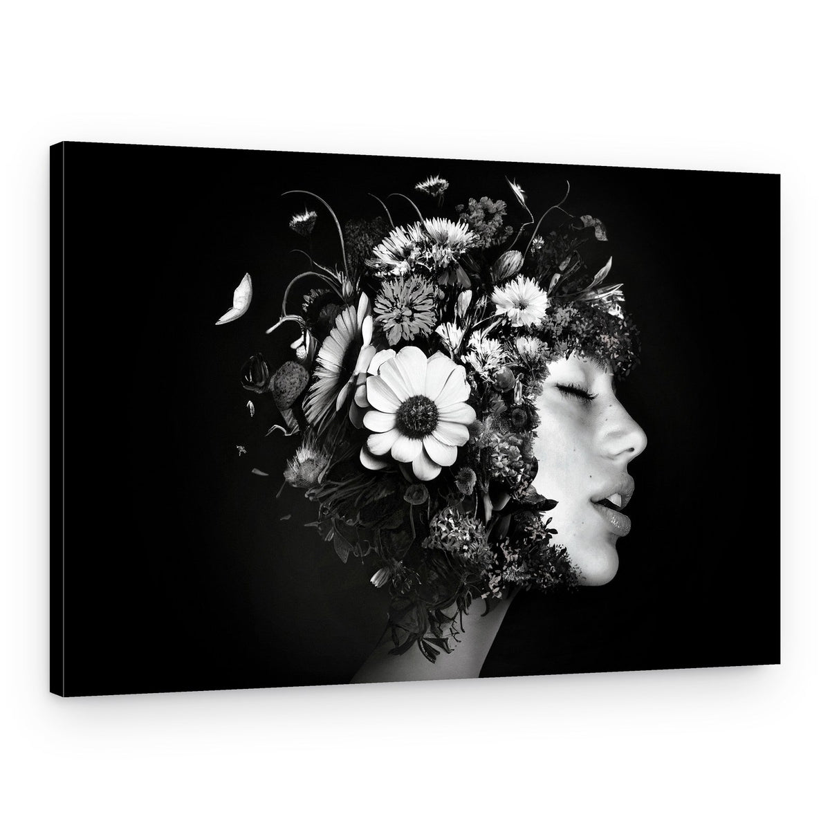 Serene Floral Beauty – Canvas Print