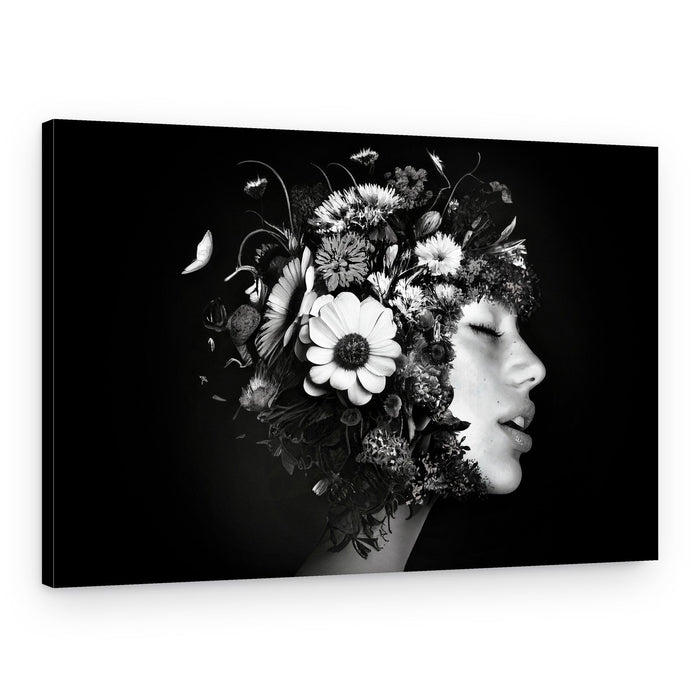 Serene Floral Beauty – Canvas Print