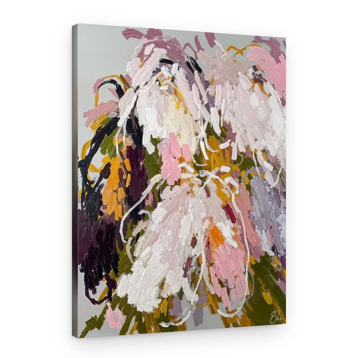Vibrant Abstract Blooms – Canvas Print