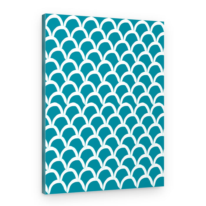 Mermaid Scale Pattern – Canvas Print