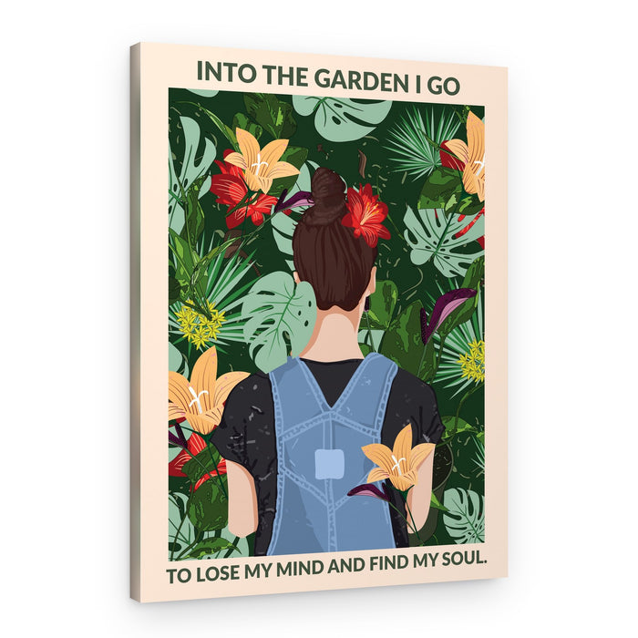 Into the Garden Standard Wall Art – Canvas Print
