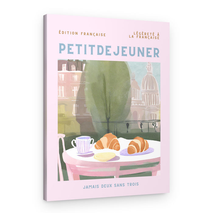 Parisian Balcony Breakfast – Canvas Print