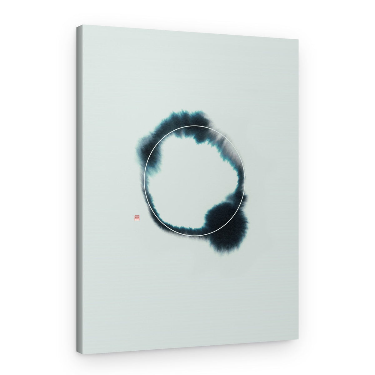 Zen Ink Circle – Canvas Print