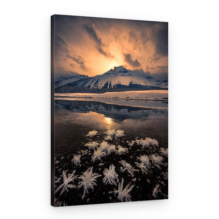 Mountain Sunrise Frost – Canvas Print