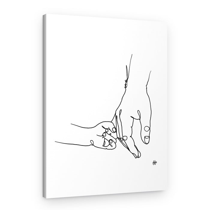 Loving Family Hands – Canvas Print