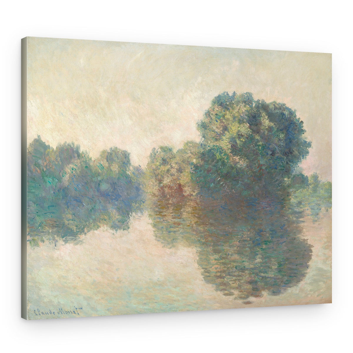 Claude Monet's the Seine At Giverny (1897) – Canvas Print