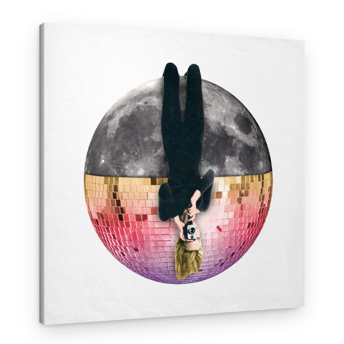 Upside Down Cosmic Disco – Canvas Print