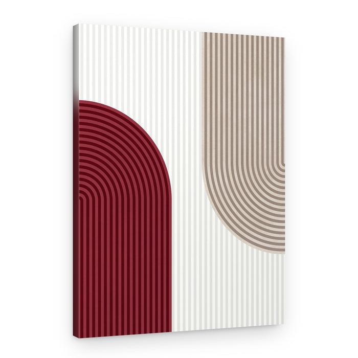 Geometric Arch Forms – Canvas Print