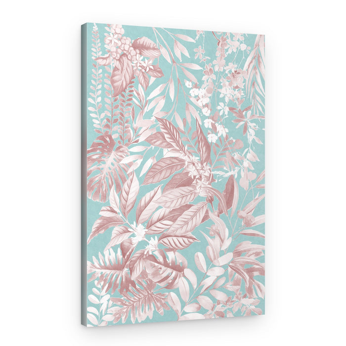 Blush Tropical Botanicals – Canvas Print