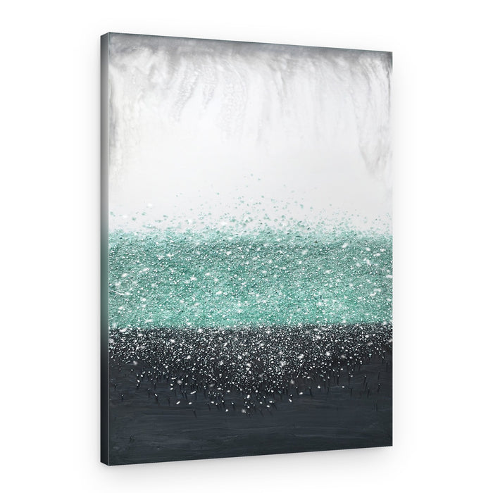 Sparkling Teal Horizon – Canvas Print