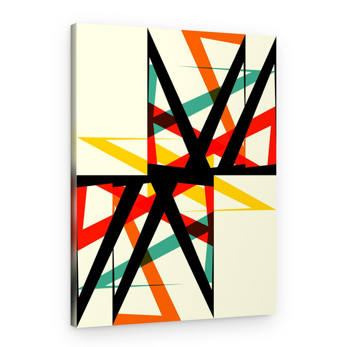 Dynamic Geometric Abstraction – Canvas Print