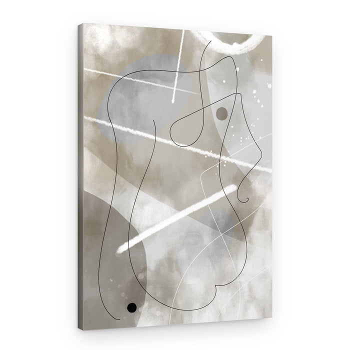 Abstract Figure Study – Canvas Print