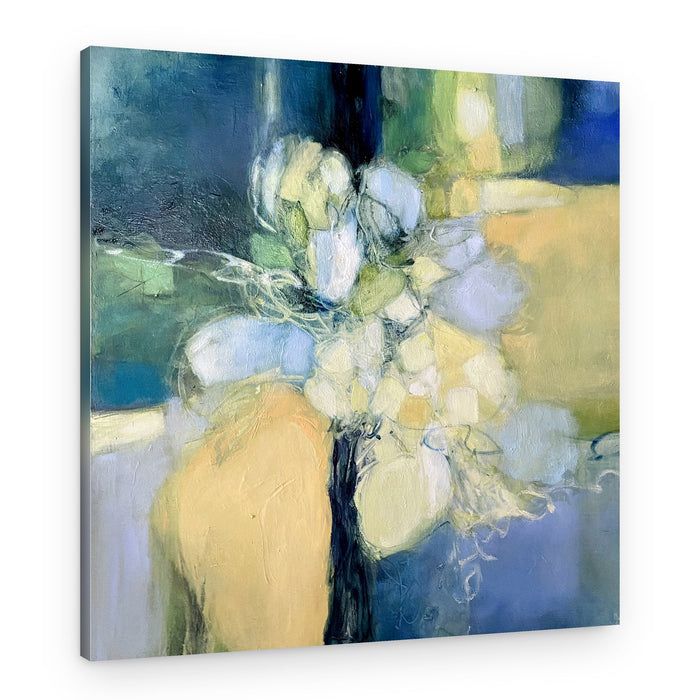 Serene Floral Abstract – Canvas Print