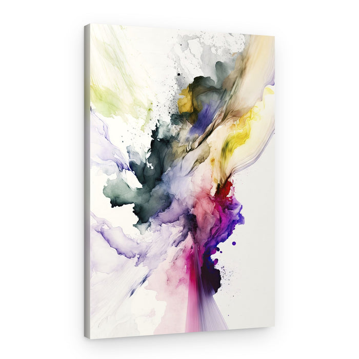 Fluid Color Burst – Canvas Print