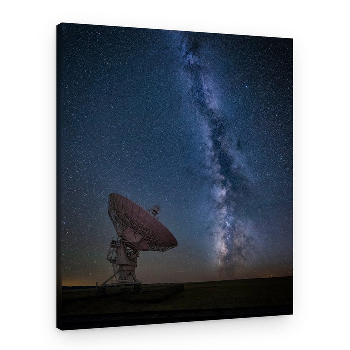 Milky Way Telescope View – Canvas Print