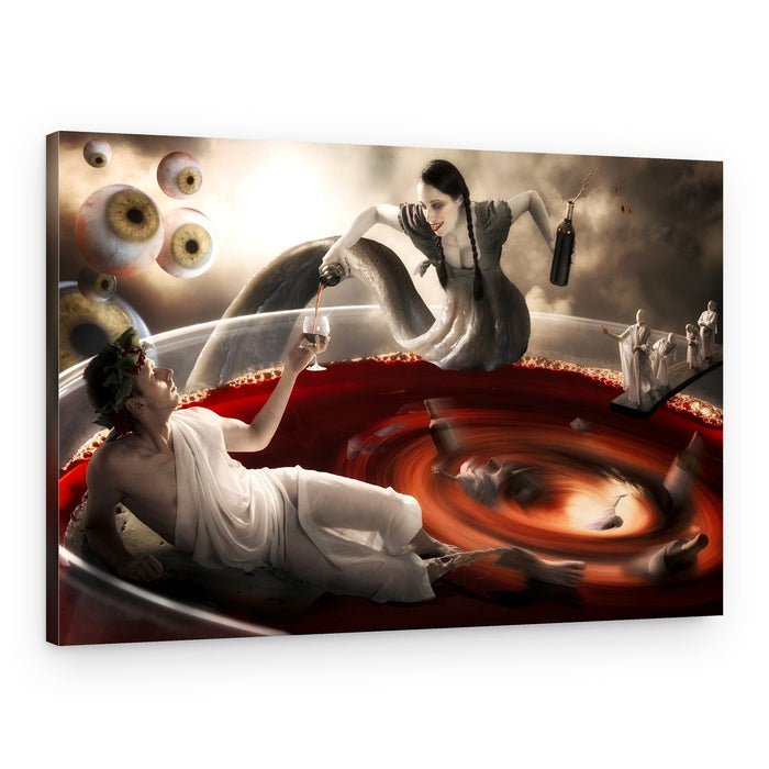 Dark Wine Fantasy – Canvas Print