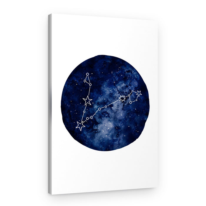 Pisces Zodiac Constellation – Canvas Print