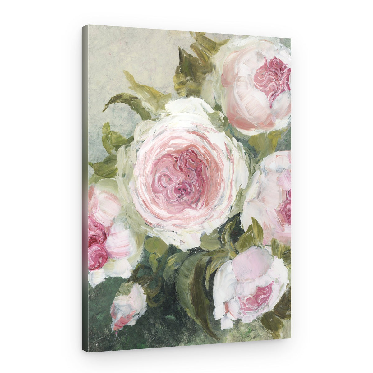 Soft Pink Roses – Canvas Print