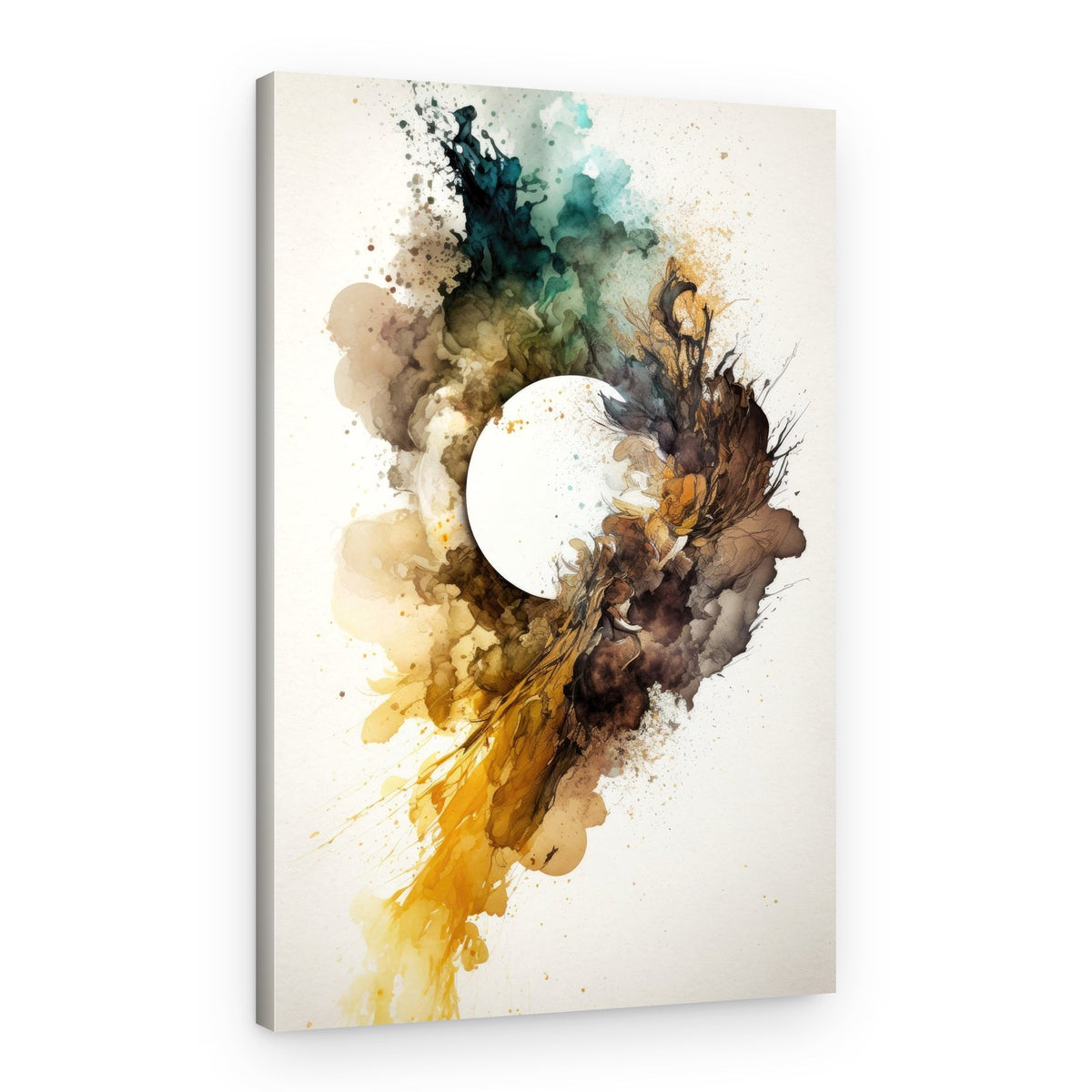 Abstract Moon Flow – Canvas Print