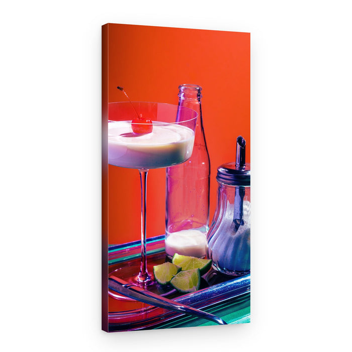 Vibrant Creamy Cocktail – Canvas Print