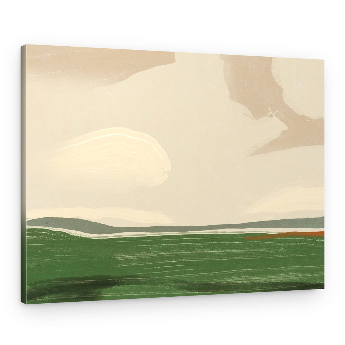 Peaceful Green Fields – Canvas Print