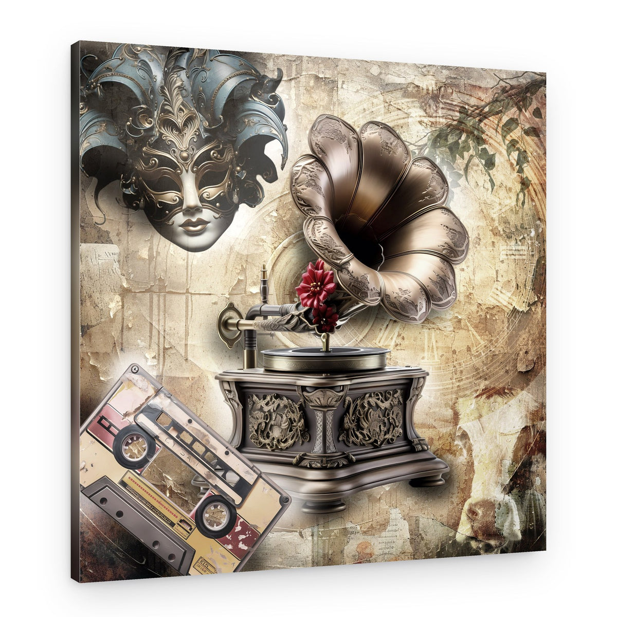 Gramophone art 2 – Canvas Print