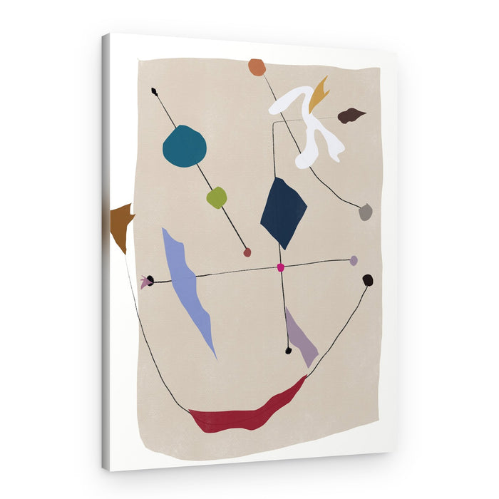 Whimsical Abstract Forms – Canvas Print