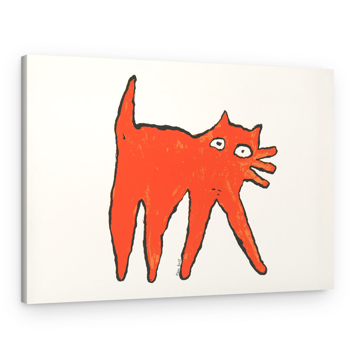 Orange Cat – Canvas Print